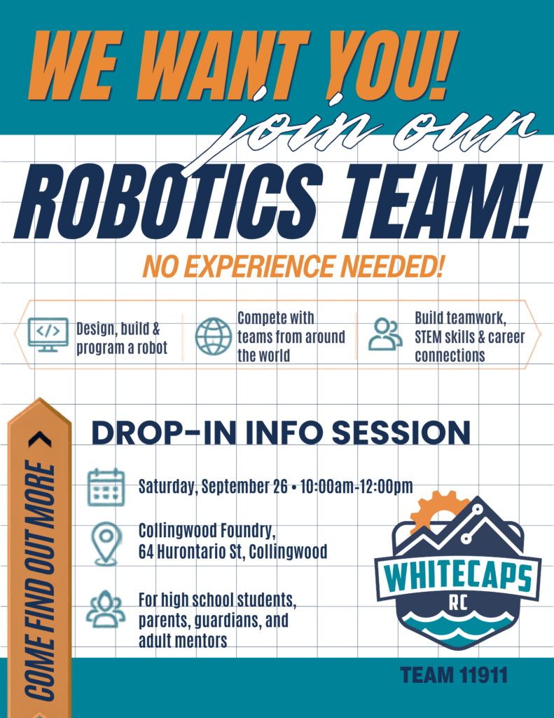 JOIN our Team (info session) flyer